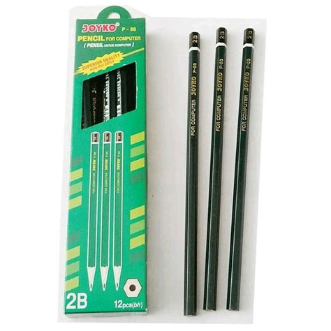 pensil kayu  joyko p  hijau  pcs shopee indonesia