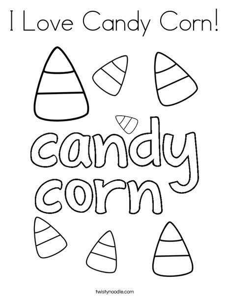 love candy corn coloring page twisty noodle