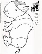 Tinga Tales Coloring Rhino Pages Colouring Sheets Animal Mandalas Templates Kids Animals Animacion Lectura La Colorear Arte Draw Para Crafts sketch template