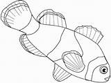 Colorat Peste Clownfish Desene Clovn Pesti Planse Poisson Cliparts Rechin Designlooter Getcolorings sketch template