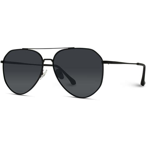 modern polarized aviator sunglasses black lens polarized sunglasses