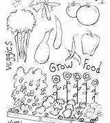 Coloring Garden Vegetable Pages Career Printable Tools Kids Color Getdrawings Adult Getcolorings Print Colorings Secret sketch template