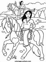 Indien Coloriages Maternelle Indiens Imprimer Cheval Dessins Indianer Utile Amerique Tipi Indianen sketch template