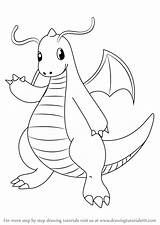 Dragonite Drawing Pokemon Draw Coloring Learn Easy Pages Drawings Sketch Sheets Mega Choose Board Getdrawings Step sketch template