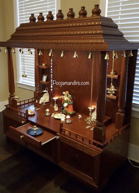 wooden pooja mandir designs  home awesome home