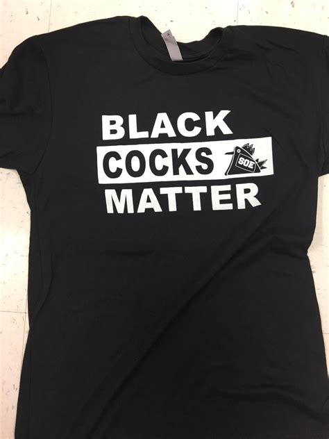 black cocks matter t shirt — special operations equipment