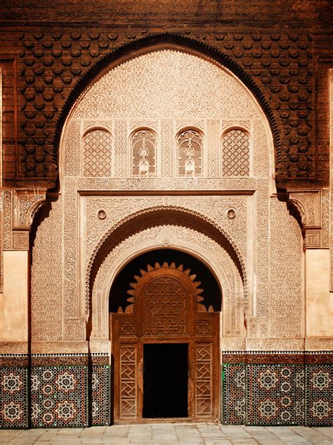 moroccan architecture marrakech morocco raspu flickr
