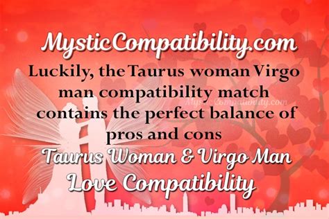 Taurus Woman Virgo Man Compatibility Mystic Compatibility