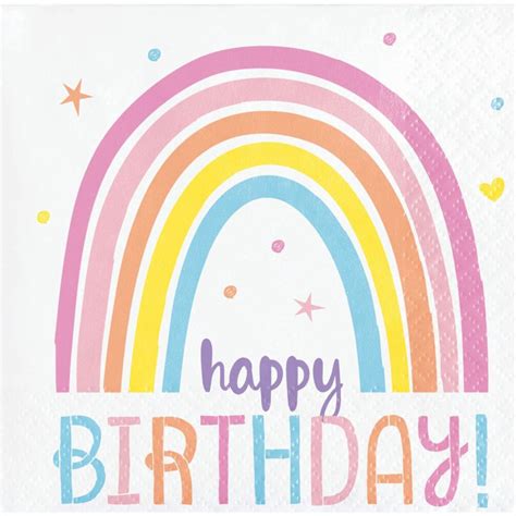 happy birthday rainbow birthday range rainbow party girls etsy