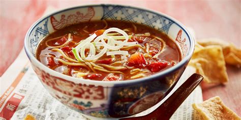 chinese tomatensoep met gember recept voedsel ideeen tomatensoep recepten