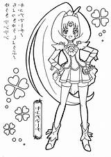 Coloring Glitter Force Pages Doki Popular sketch template