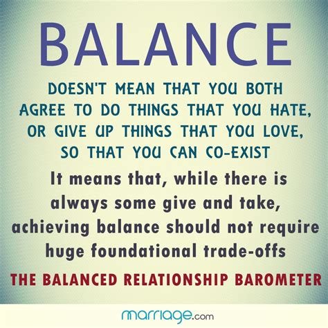 Couple Quotes Balance Doesn T Mean That You Both Agree