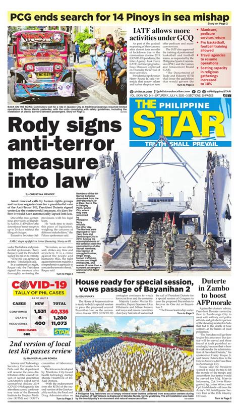 philippine star newspaper   digital subscription