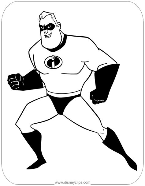 incredibles coloring pages