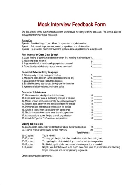 give candidate feedback  interview interviewprotipscom