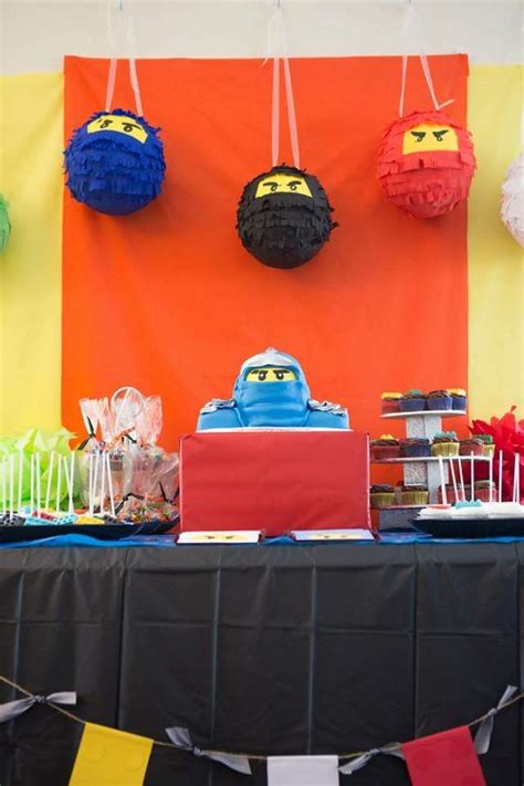 ninjago lego birthday party ideas photo    lego birthday