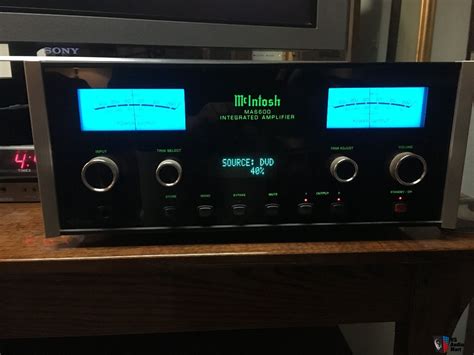 mcintosh ma integrated amplifier  tm amfmhd tuner installed mint conditionsale