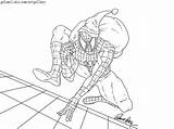 Spiderman Drawing Christmas Spider Man Getdrawings sketch template