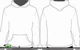 Hoodie Template Templates Aesthetic Clothing Hoodies Styled Clipart sketch template