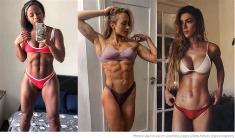 Top 15 Fitness Models On Instagram With The Best Abs Female Muscle