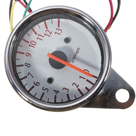 universal mechanica rpm tachometer gauge motorcycle