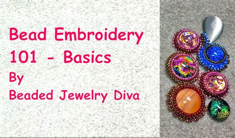 intro  bead embroidery tutorial  bead embroidery tutorial