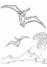 Flugsaurier Ausmalbild Dinosaurier Kribbelbunt Malvorlage Ausdrucken Kostenlos Malvorlagen Pteranodon sketch template