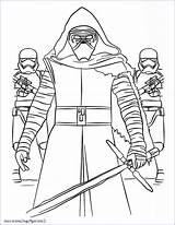 Kylo Ren Knights Leading sketch template