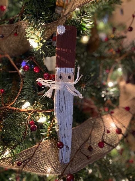 tobacco stick santa claus christmas tree ornaments fast  etsy