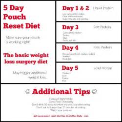 5 Day Pouch Reset Diet Pouch Reset Gastric Sleeve Diet Gastric