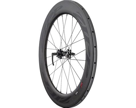 zipp  firecrest carbon tubular front wheel black disc brake  parts