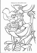 Coloring Pages Disney Ariel Mermaid Little Princess Colouring Adult Arielle Cartoon Books Colors Choose Board sketch template