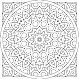 Coloring Pages Pattern Circle Kids sketch template