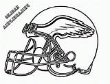 Eagles Coloring Helmet Pages Football Nfl Philadelphia Helmets Printable Logo Drawing Clipart Drawings Cowboys Cliparts Color Colouring Team Print Clip sketch template