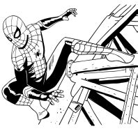 spider man   home coloring page