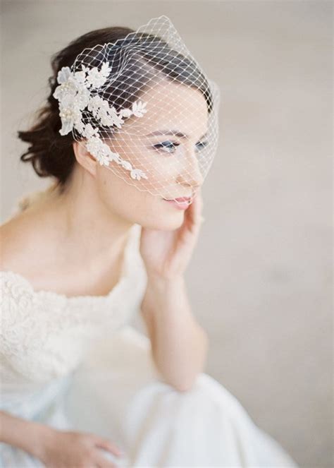 17 Inspiring Birdcage Veil Ideas For Weddings Emmaline Bride