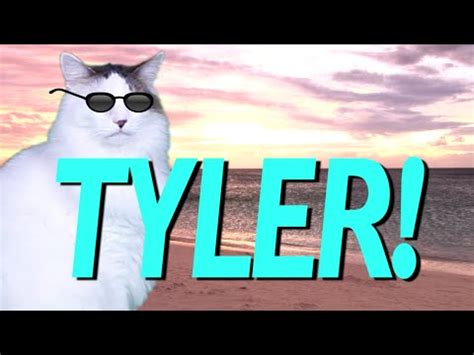 happy birthday tyler epic cat happy birthday song youtube