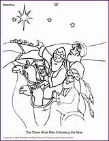 Biblewise Nativity Wisemen Getcolorings Korner sketch template