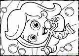 Coloring Bubble Guppies Pages Molly Getcolorings Cartoons Clipartmag Drawing Print Color sketch template