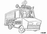 Ice Cream Truck Coloring Drawing Pages Shop Jimenopolix Getdrawings Getcolorings Drawings Color Deviantart Printable Paintingvalley Comments sketch template