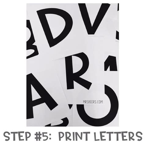 bulletin board letters  easy  steps