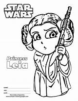 Leia Coloring Princess Pages Wars Star Clipart Chewbacca Colouring Sheet Starwars Cartoon Kids Printable Cute Books Party Puppet Print Save sketch template