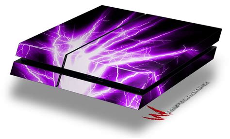 sony ps console skins lightning purple wraptorskinz