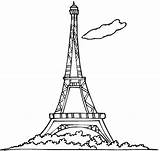 Tower Eiffel Coloring Pages Color Supercoloring Colouring Paris Tour sketch template