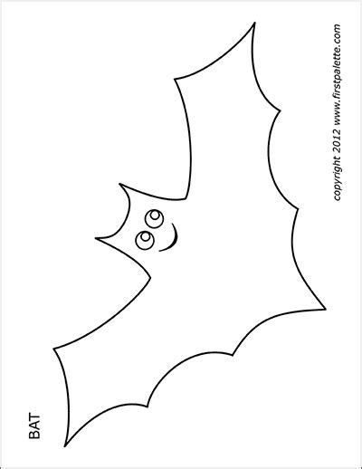 bats  printable templates coloring pages firstpalettecom