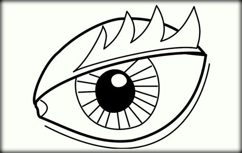 eye coloring page    clipartmag