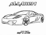 Mclaren 650s 12c Gt3 sketch template