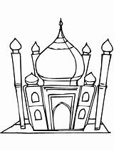 Ramadan Coloring Pages Kids Eid Mosque Mubarak Drawing Lantern Masjid Craft Hajj Colouring Printable Color Drawings Family Happy Activities Crafts sketch template