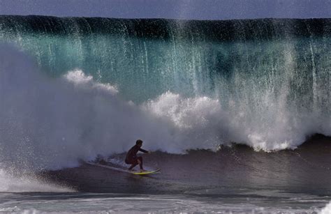 high surf  story high waves  pound southern california coast la times