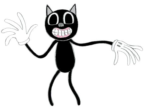 trevor henderson cartoon cat coloring pages scary thekidsworksheet